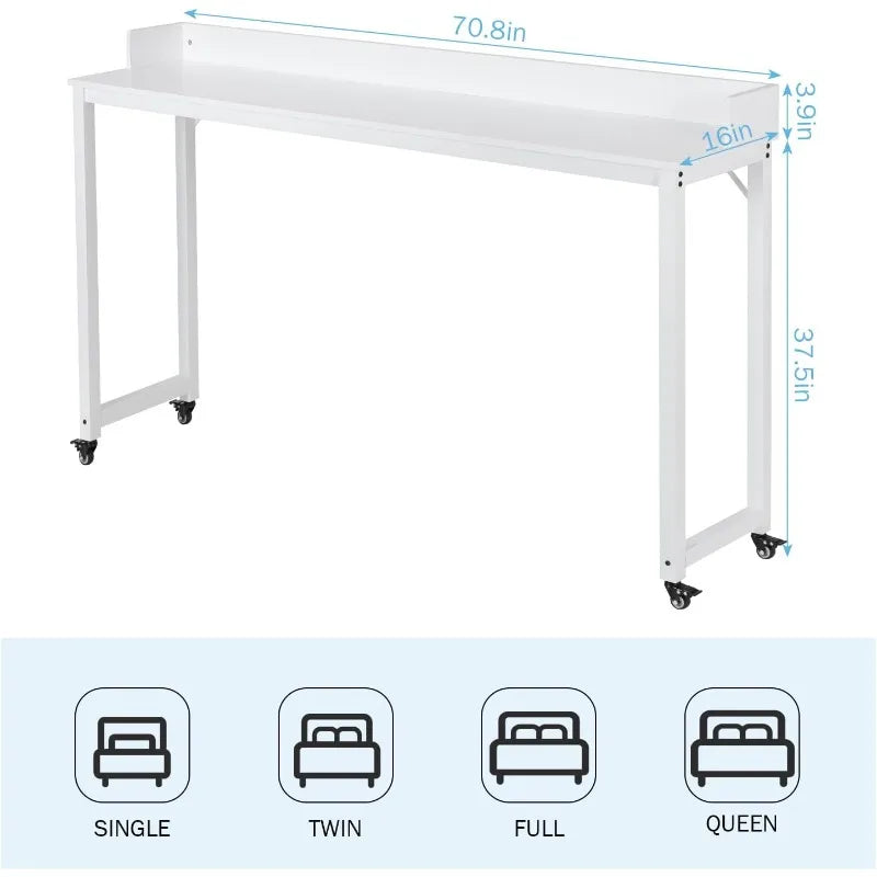 Overbed Table with Wheels
