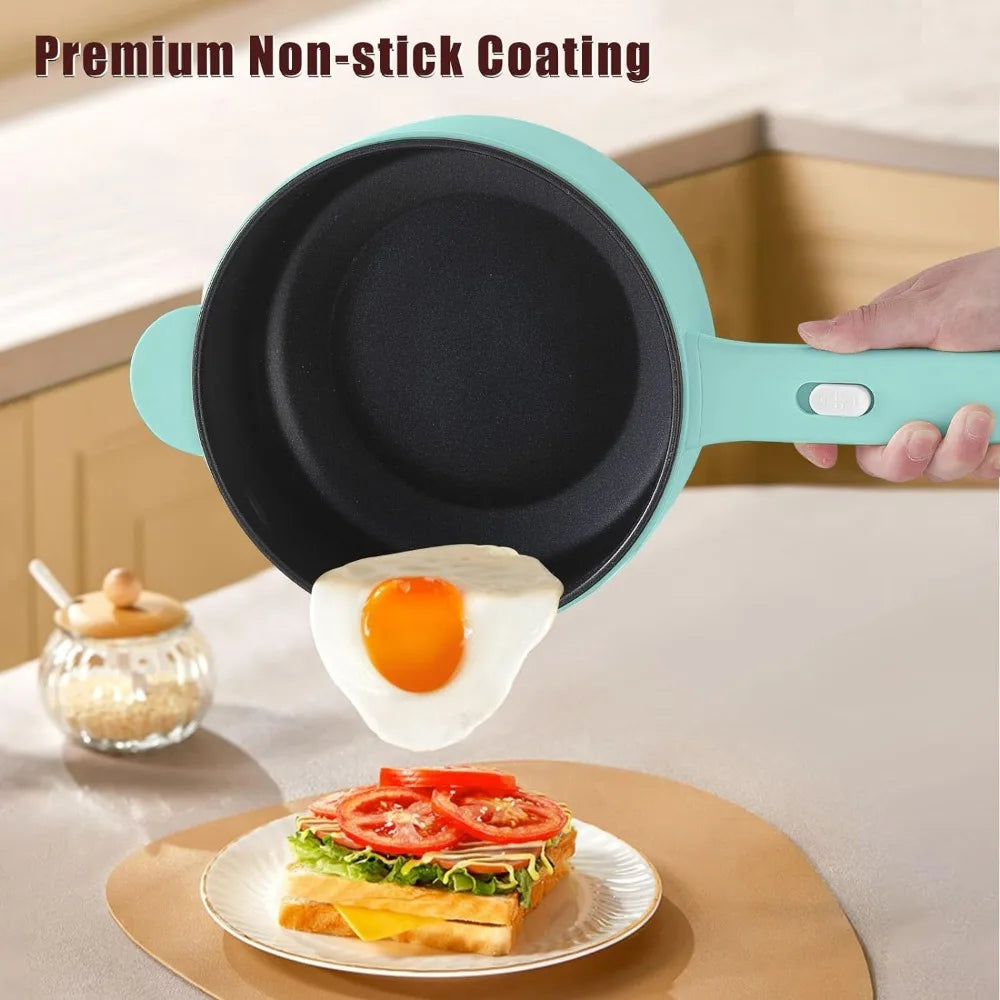 Electric Frying Pan with Steamer