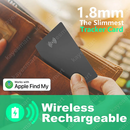 Wireless Charging Wallet Tracker