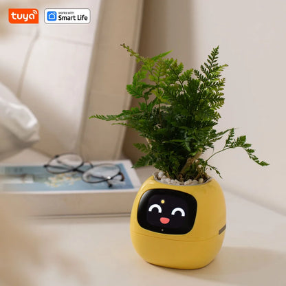 Yellow Tuya Ivy Smart Planter