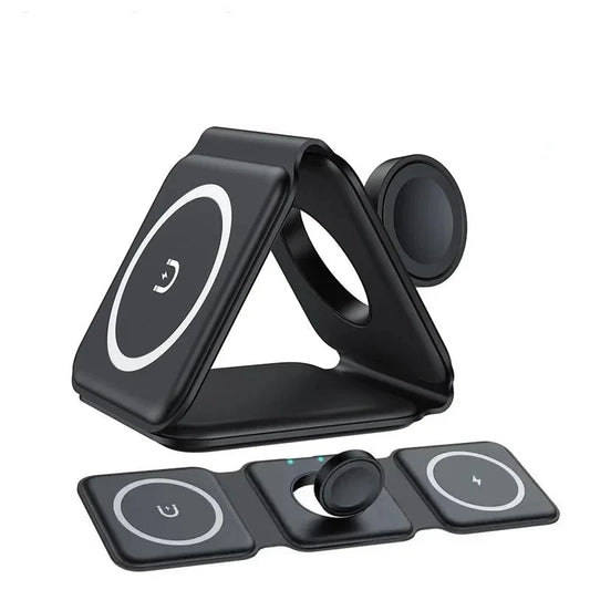 3 in 1 Magnetic Wireless Charger Pad