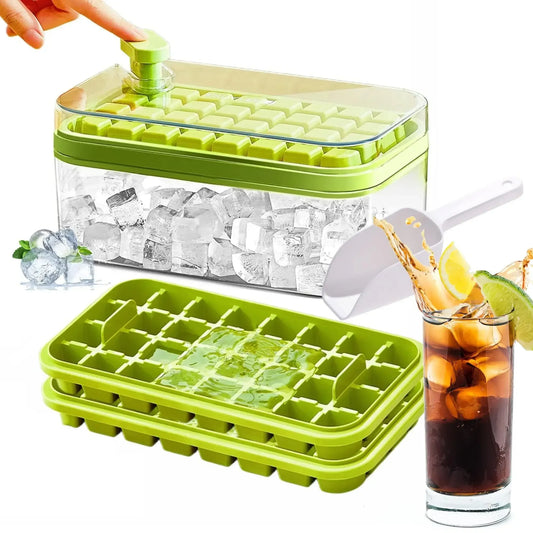 Pressing Ice Cube Molds