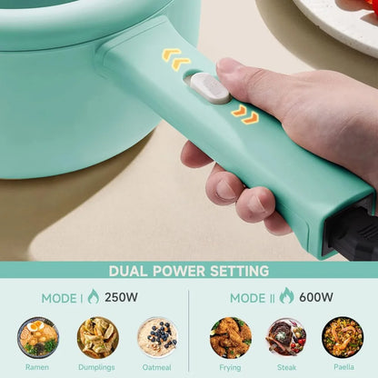 Electric Frying Pan with Steamer