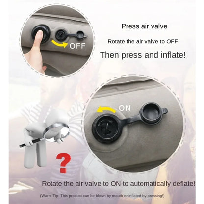 Upgraded Inflatable Air Cushion Travel Pillow