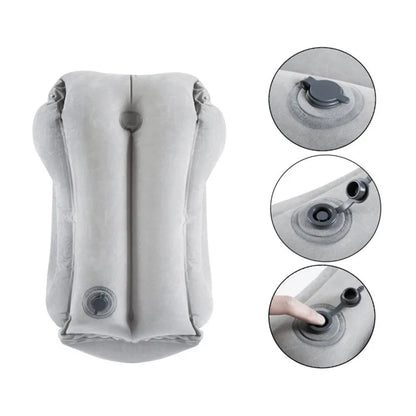 Upgraded Inflatable Air Cushion Travel Pillow