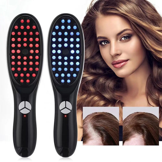 Electric LED Scalp Massage Comb