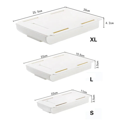 Hidden Desk Storage Drawer Storage Box