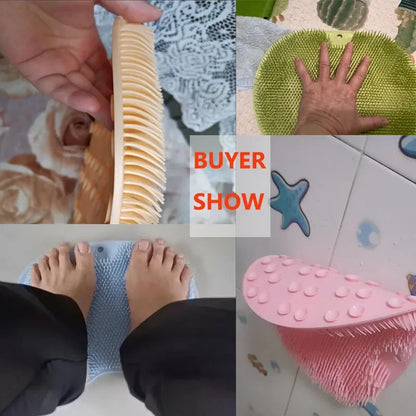 Reusable Shower Back Scraper Cleaning Brush