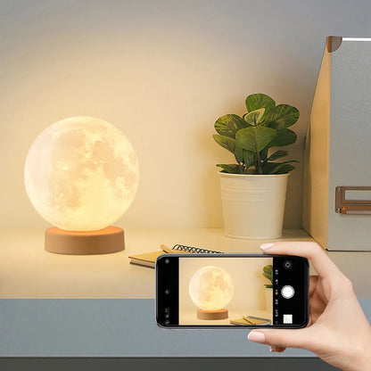 3W Bedroom 3D Moon Night Light