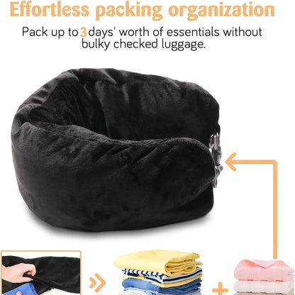 Portable Travel Storage Bag Pillow