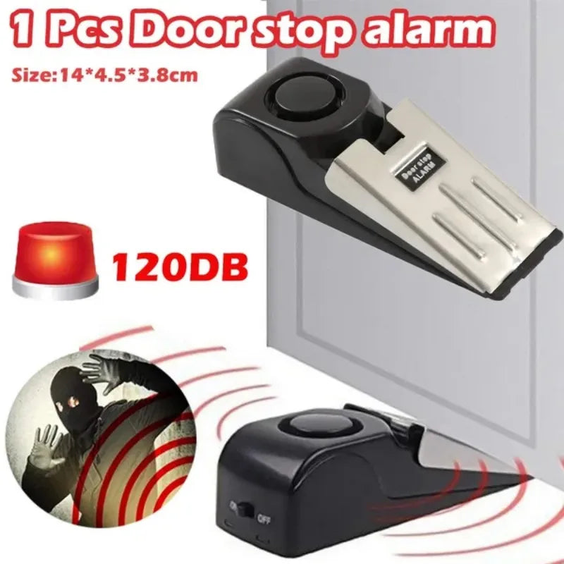 1 Pc Mini Wireless Door Stop Alarm