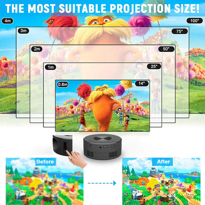 YT200 Portable Mini Projector