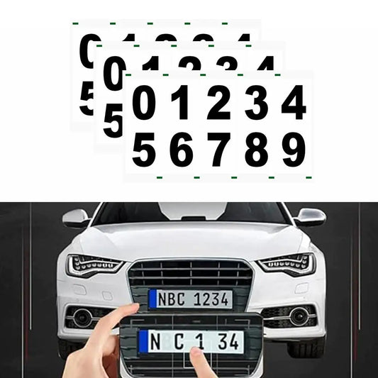 Invisible Nanofilm License Plate Sticker