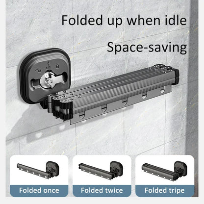 No Punching Wall Mounted Clothes Hanger