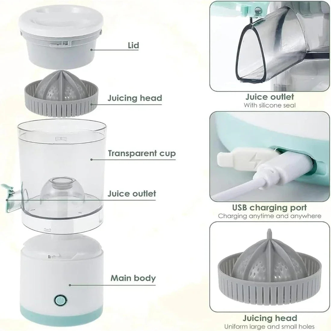Electric Citrus Fruit Juicer
