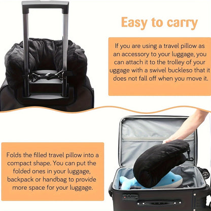 Portable Travel Storage Bag Pillow