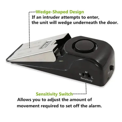 1 Pc Mini Wireless Door Stop Alarm
