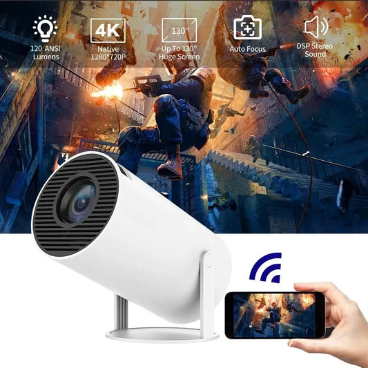 4K Android 11 Dual portable Projetor