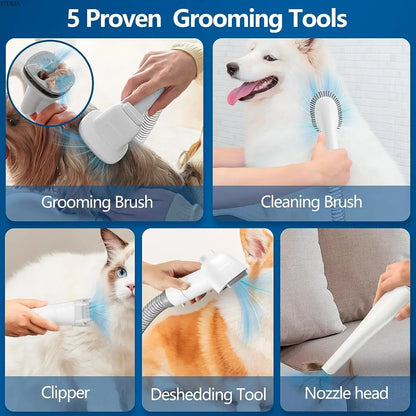 Pet Grooming Vacuum & Grooming Kit