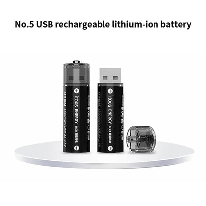 1.5V AA 1500mAh Rechargeable AA Batteries USB